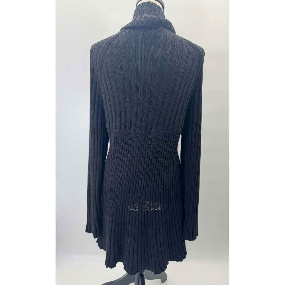 Apt 9 Deadstock Ribbed Knit Duster Afghan Cardigan XL Ruffle Penny Lane Bratz - Picture 4 of 16